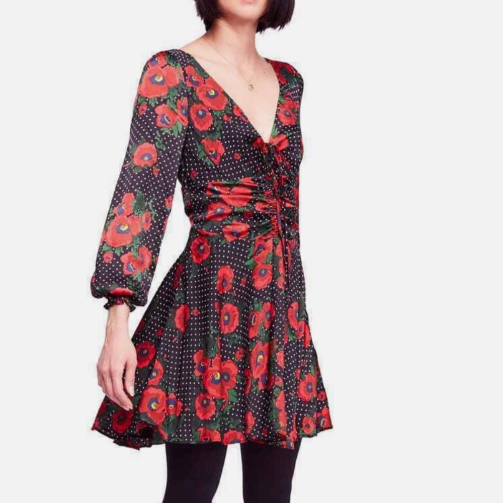 Free People Morning Light Mini Dress